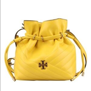 RARE Tory Burch Kira Chevron Mini Bucket Bag